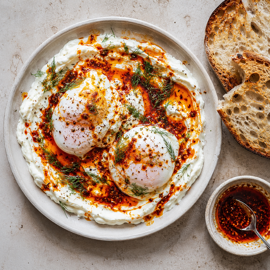 Turkish Eggs with Labneh