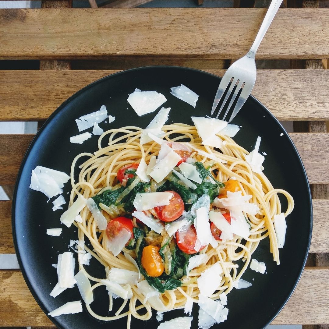 Hummus & Vegetable Pasta