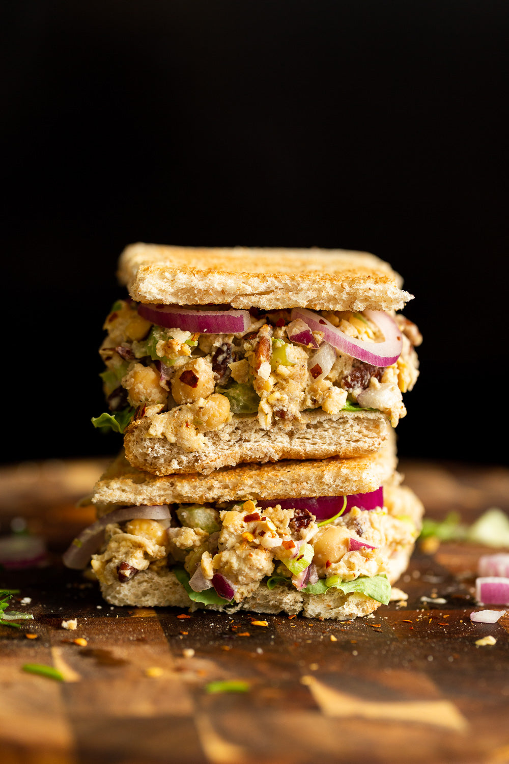 Chickpea & Tahini Salad Sandwich