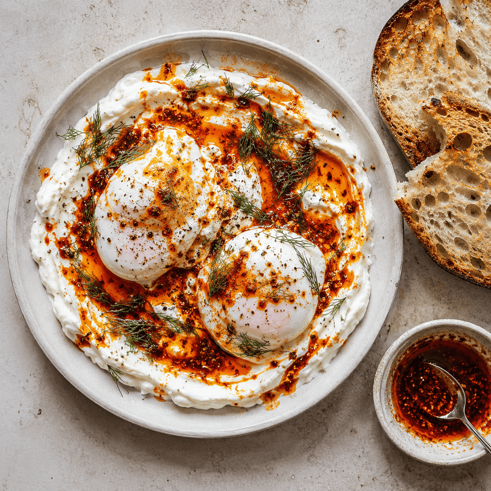 Turkish Eggs with Labneh